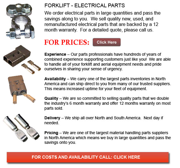Forklift Electrical Parts