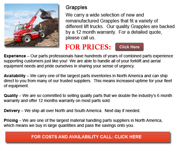 Grapple for Forklift