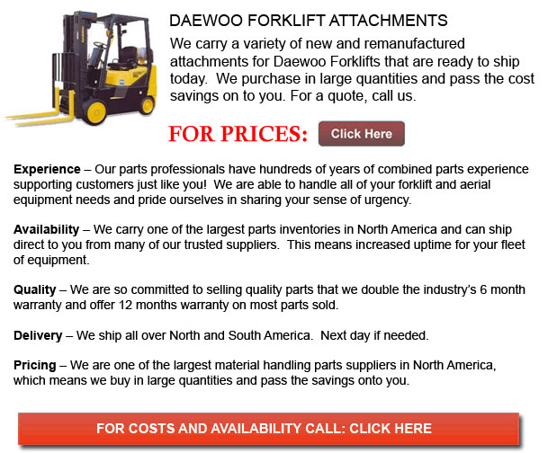 Daewoo Forklift Attachments