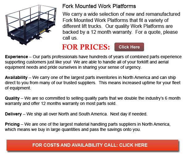 Fork Mounted Work Platform