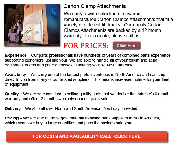Carton Clamp Attachments