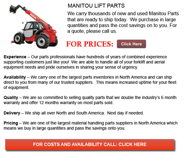 Manitou Forklift Parts