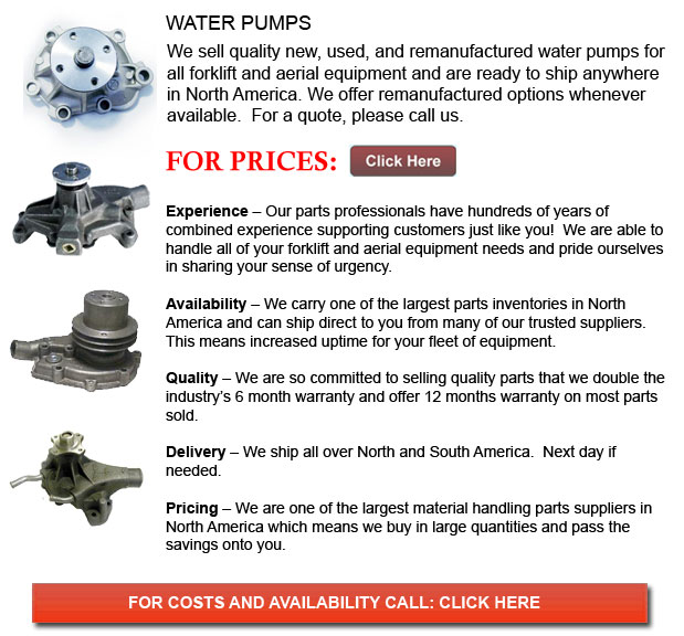 Water Pumps for Forklift