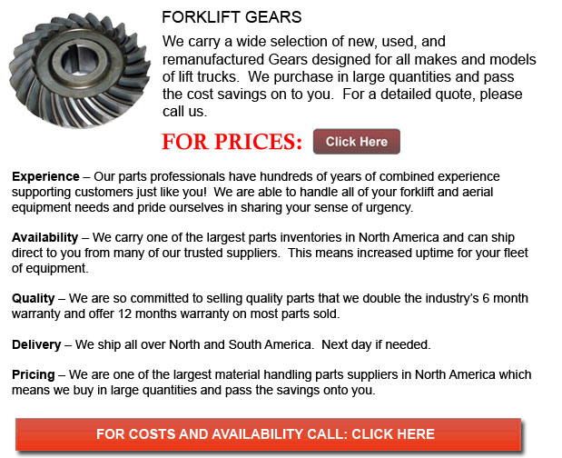 Gears for Forklifts