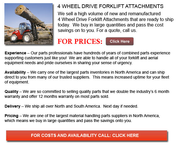 4 Wheel Drive Forklift Attachments
