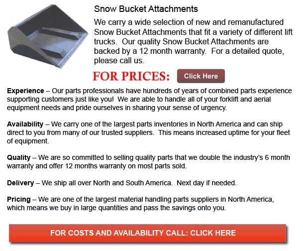 Snow Bucket Attachment