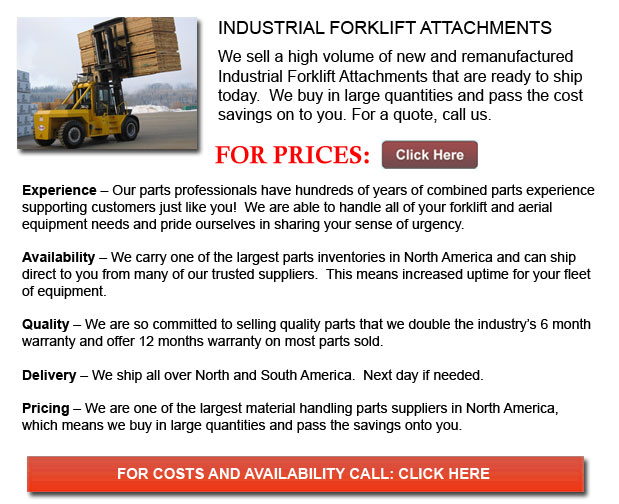 Attachments for Industrial Forklifts