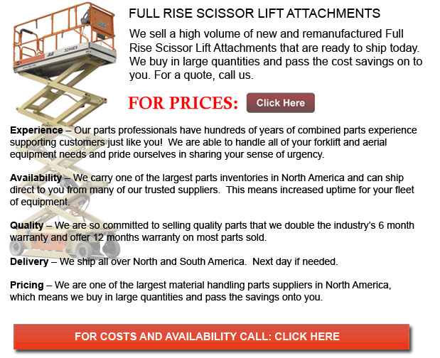 Full Rise Scissor Lift Attachment