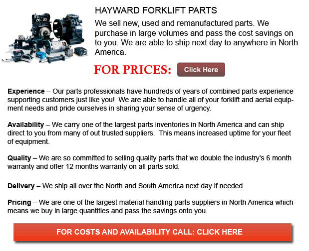Hayward Forklift Parts