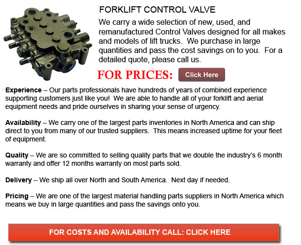 Hyster Control Valves