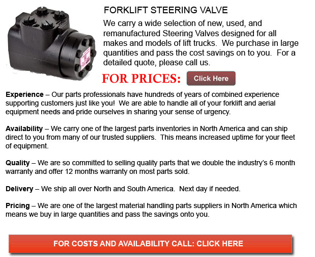 Steering Valves for Forklift