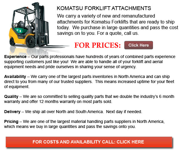 Komatsu Forklift Attachments