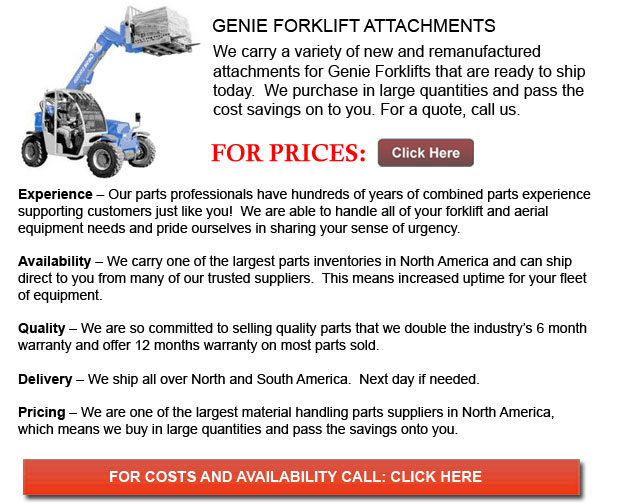 Attachment for Genie Forklift