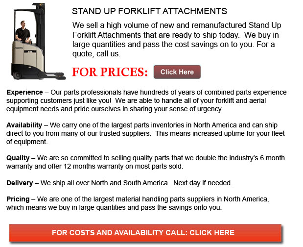 Stand Up Forklift Attachments