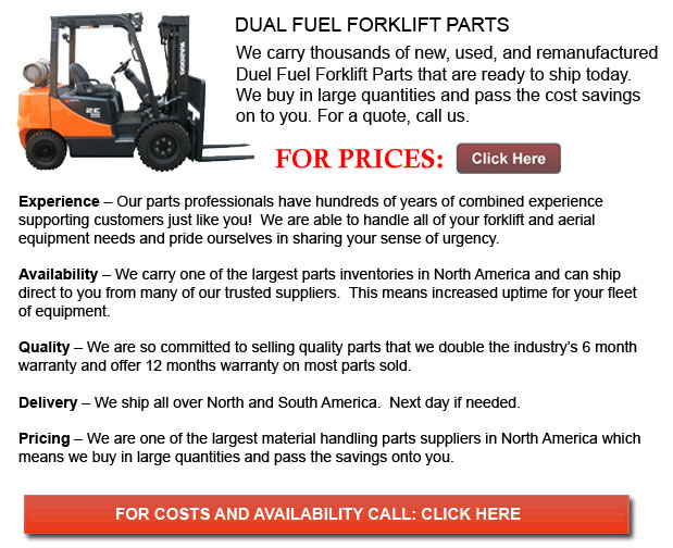 Parts for Dual Fuel Forklift