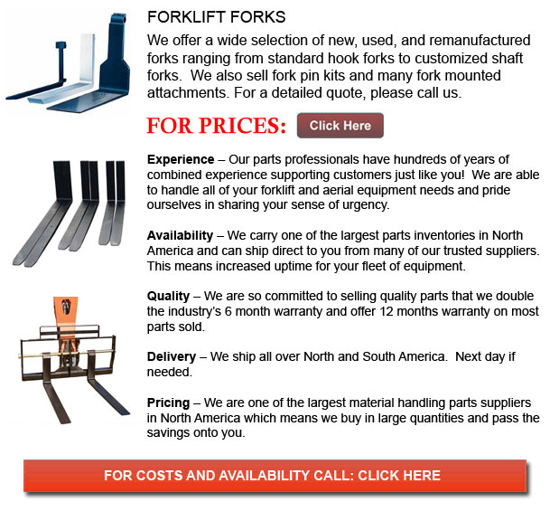 Forks for Forkflifts