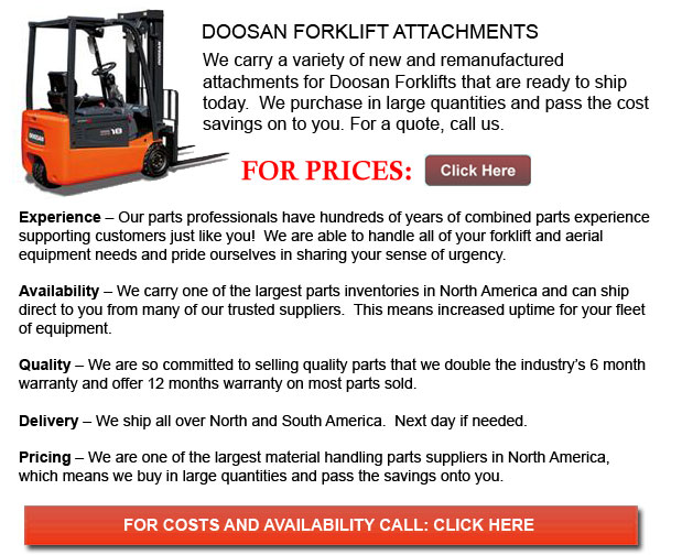 Doosan Forklift Attachments