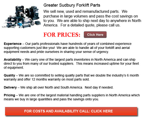 Forklift Parts Greater Sudbury