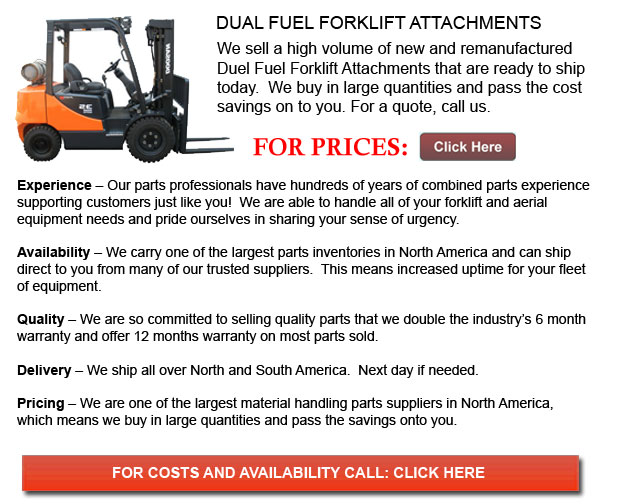 Dual Fuel Forklift Attachments