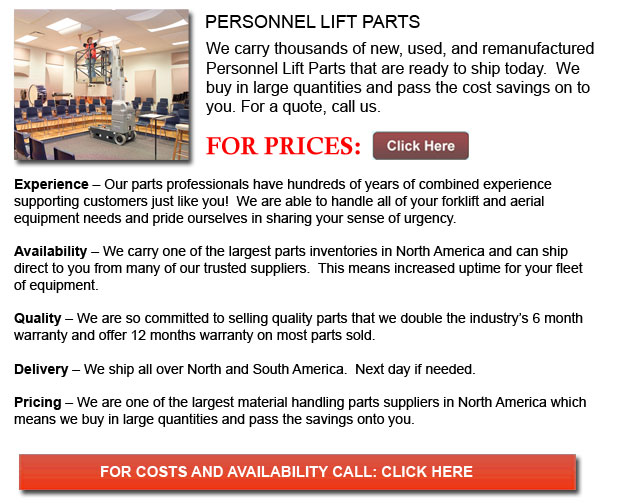 Parts for Personnel Lifts