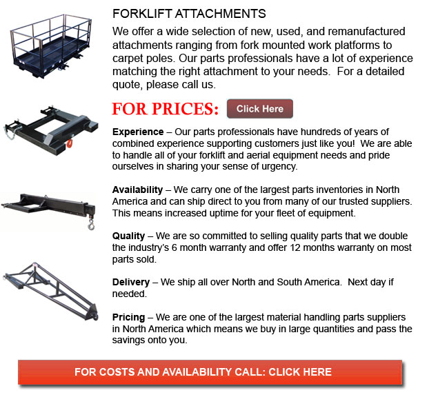 Attachments for Forklifts