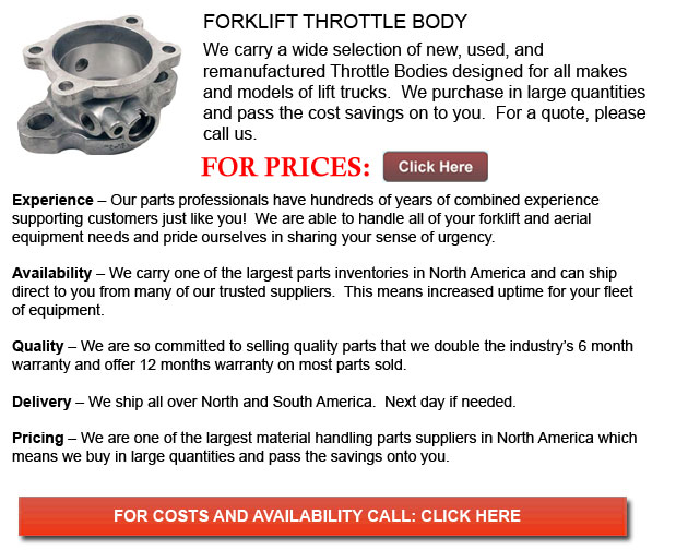 Forklift Throttle Body
