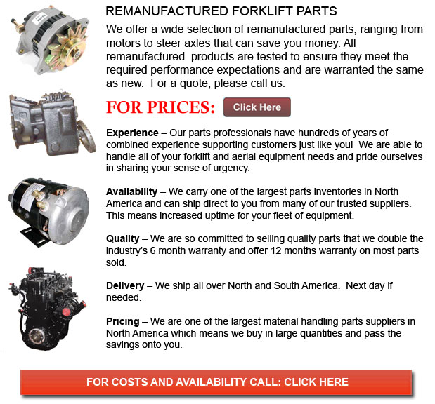 Remanufactured Forklift Part