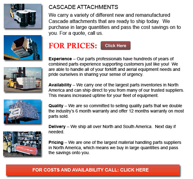 Cascade Attachments