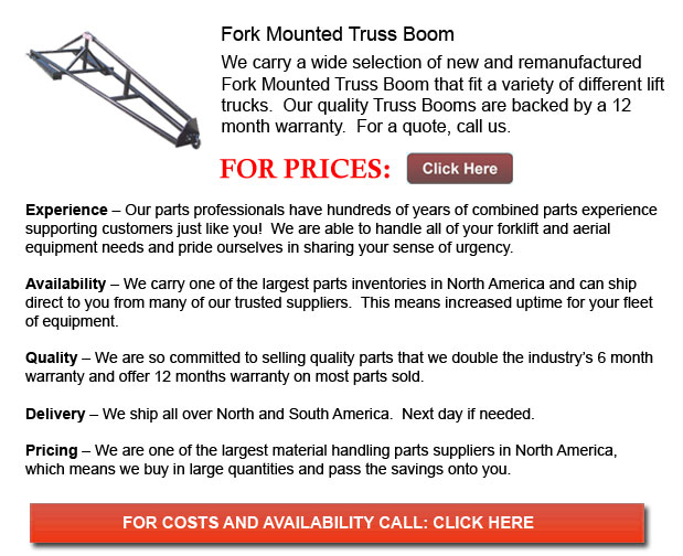 Fork Mounted Truss Boom