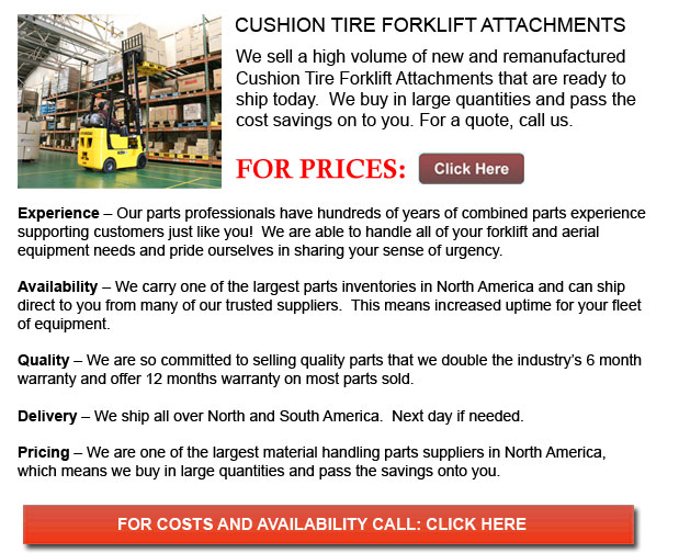 Cushion Tire Forklift Attachments