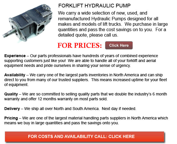 Forklift Hydraulic Pumps