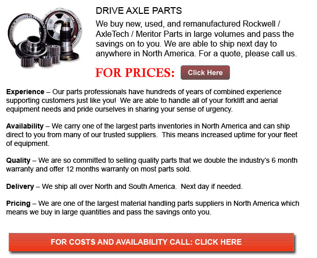Drive Axle for Forklifts
