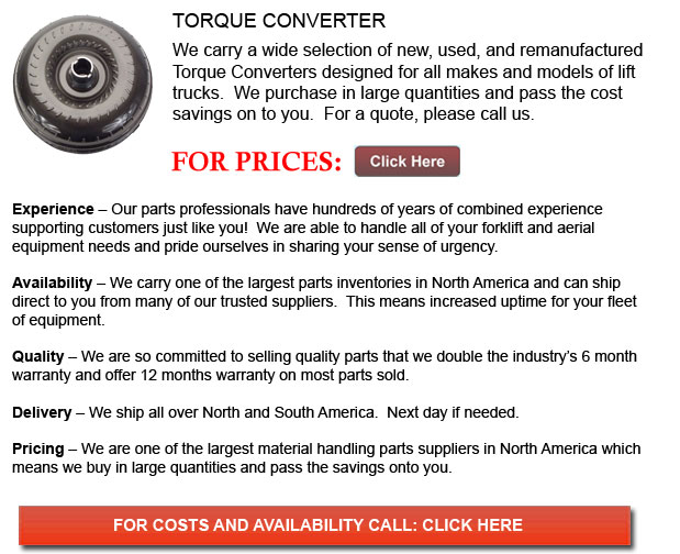 Forklift Torque Converters
